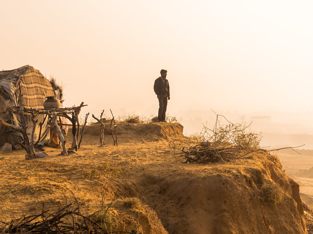 Lonesome. Village near Pushkar - Rajasthan