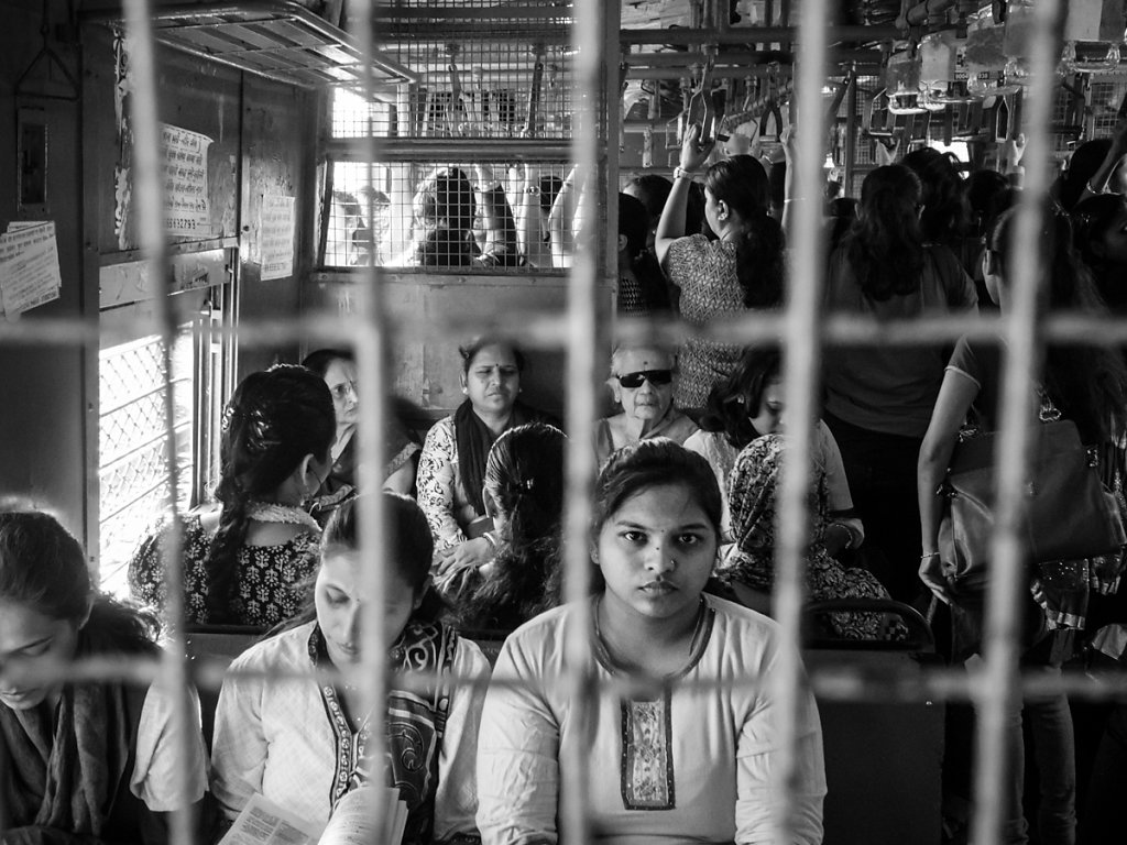 Gender Sensitivity, Woman's cell in slow train - Mumbai
