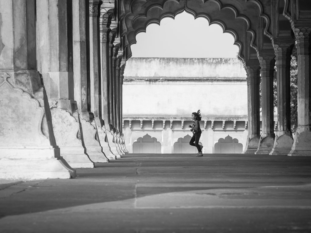 The hall of public audience, Agra Fort - Uttar Pradesh