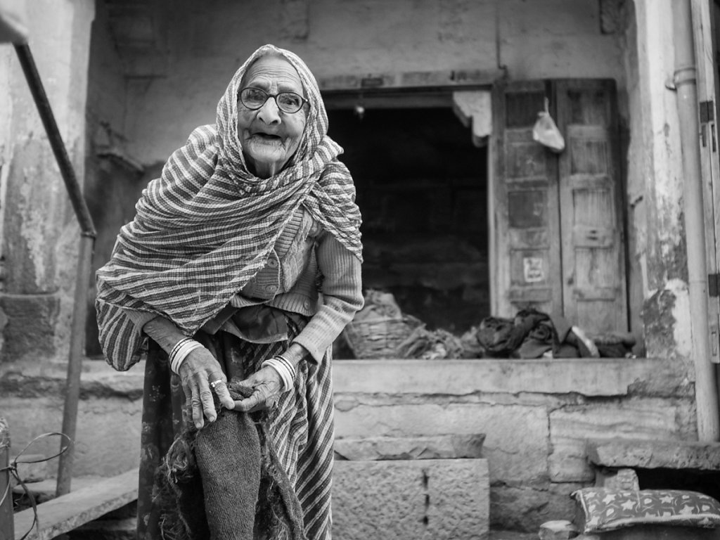 87 years, Blue City - Jodphur - Rajasthan